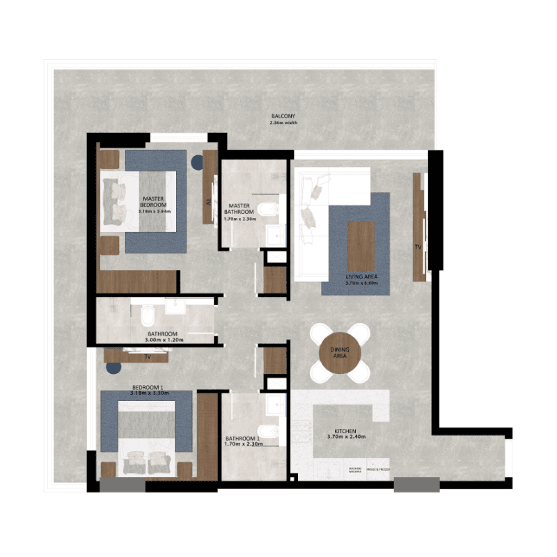 Apartment floor plan