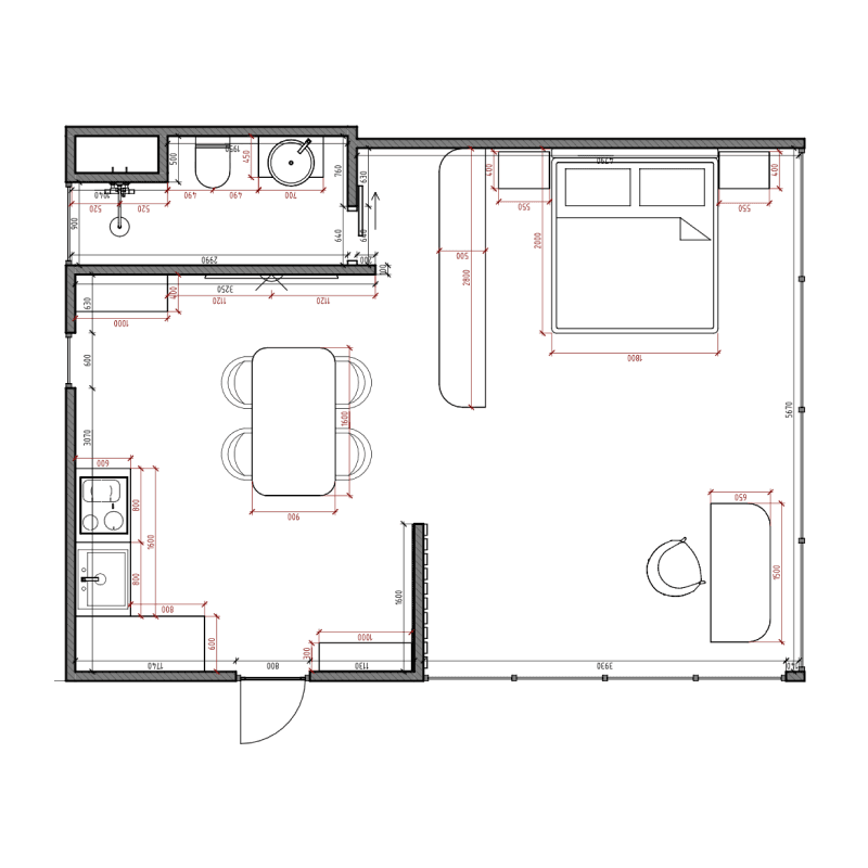 Apartment floor plan