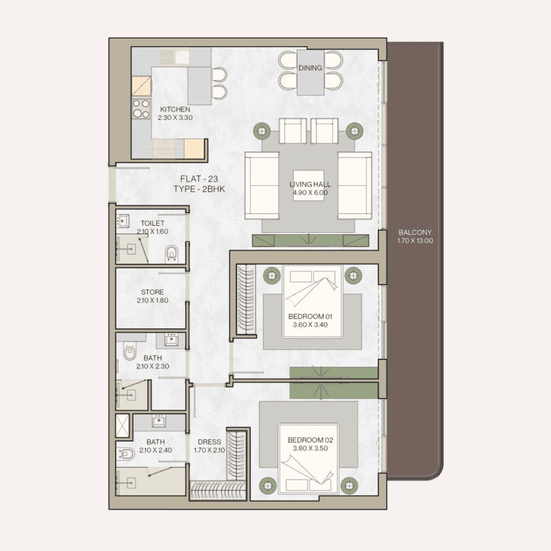 Apartment floor plan