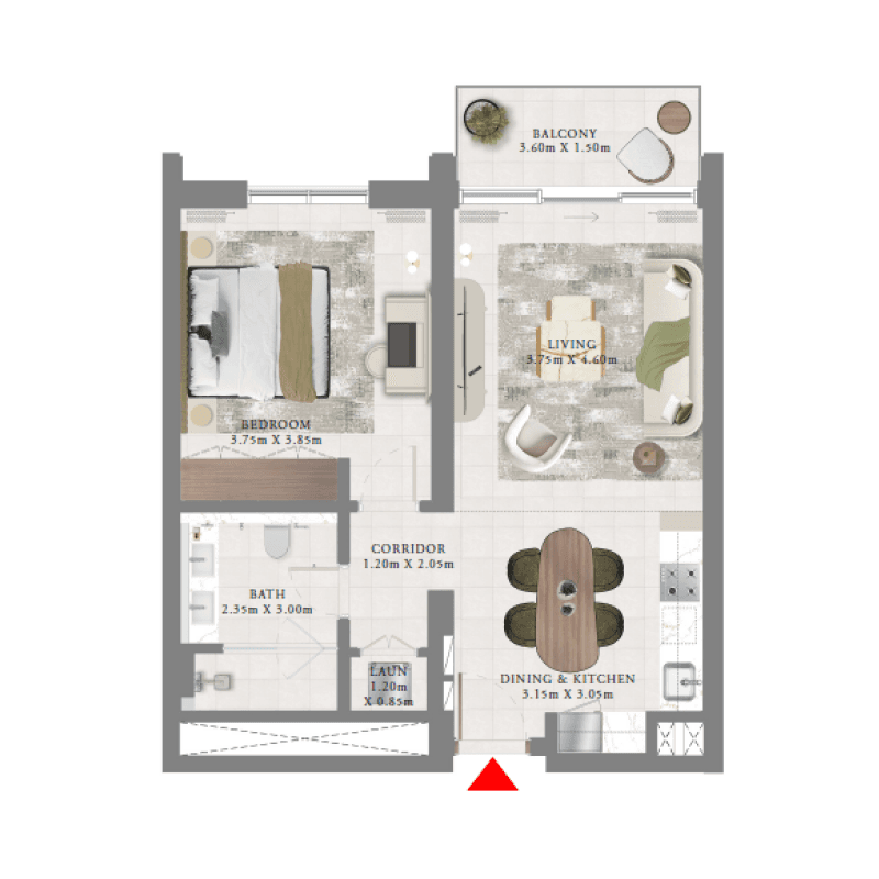 Apartment floor plan