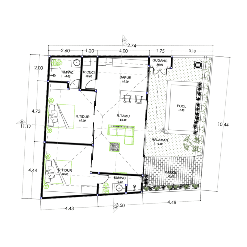 Apartment floor plan