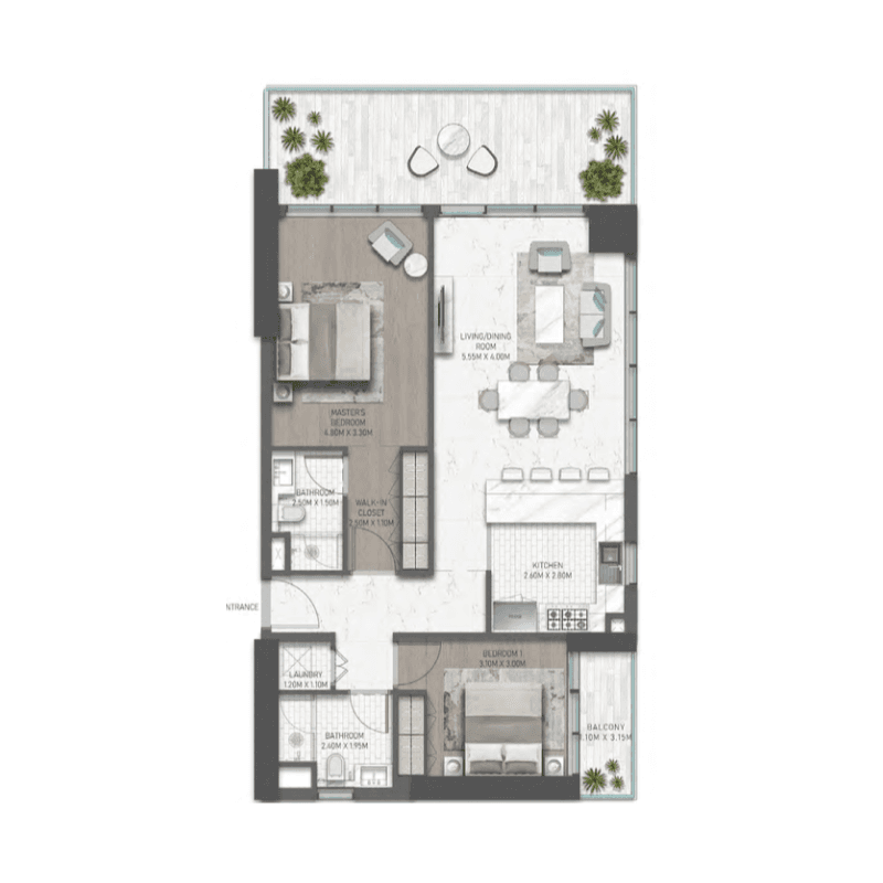 Apartment floor plan