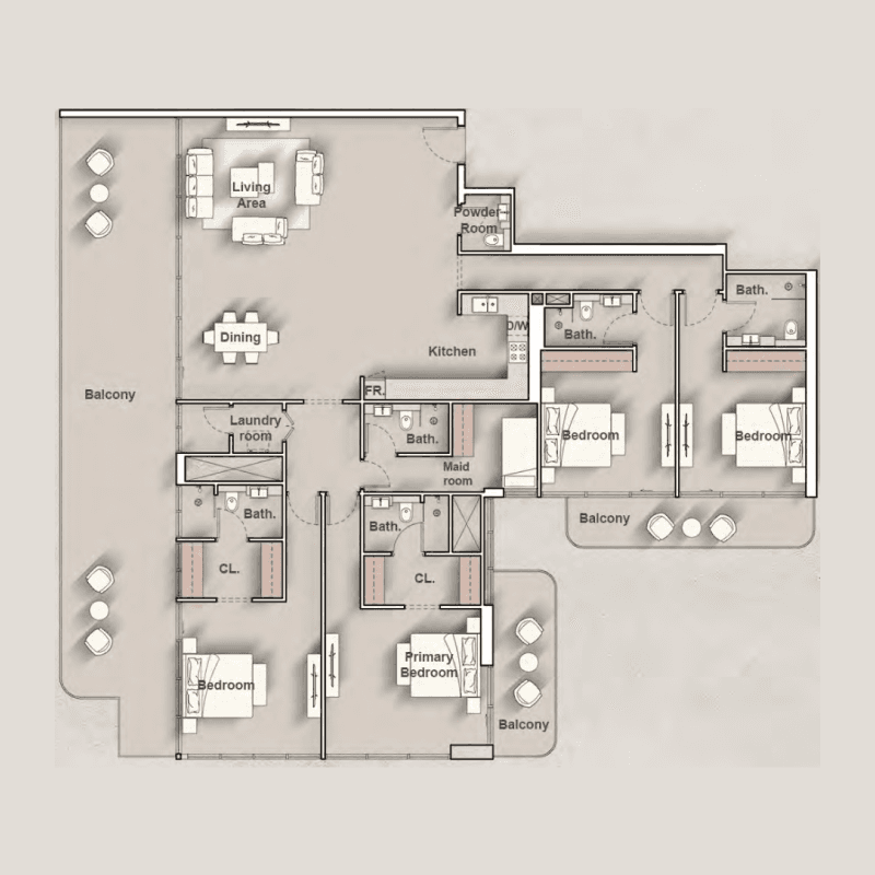Apartment floor plan