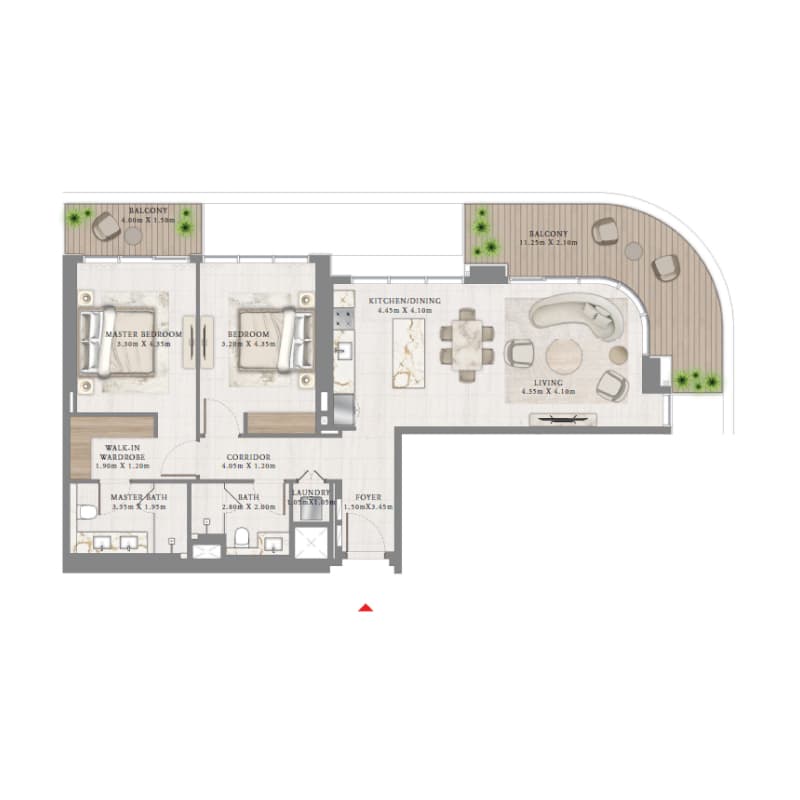 Apartment floor plan