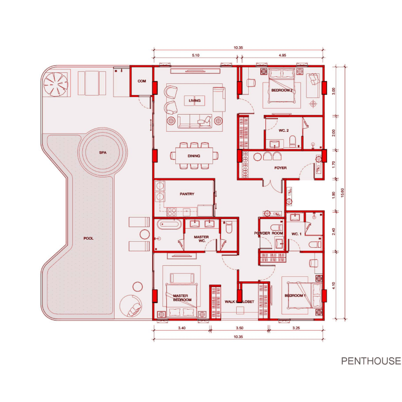 Apartment floor plan