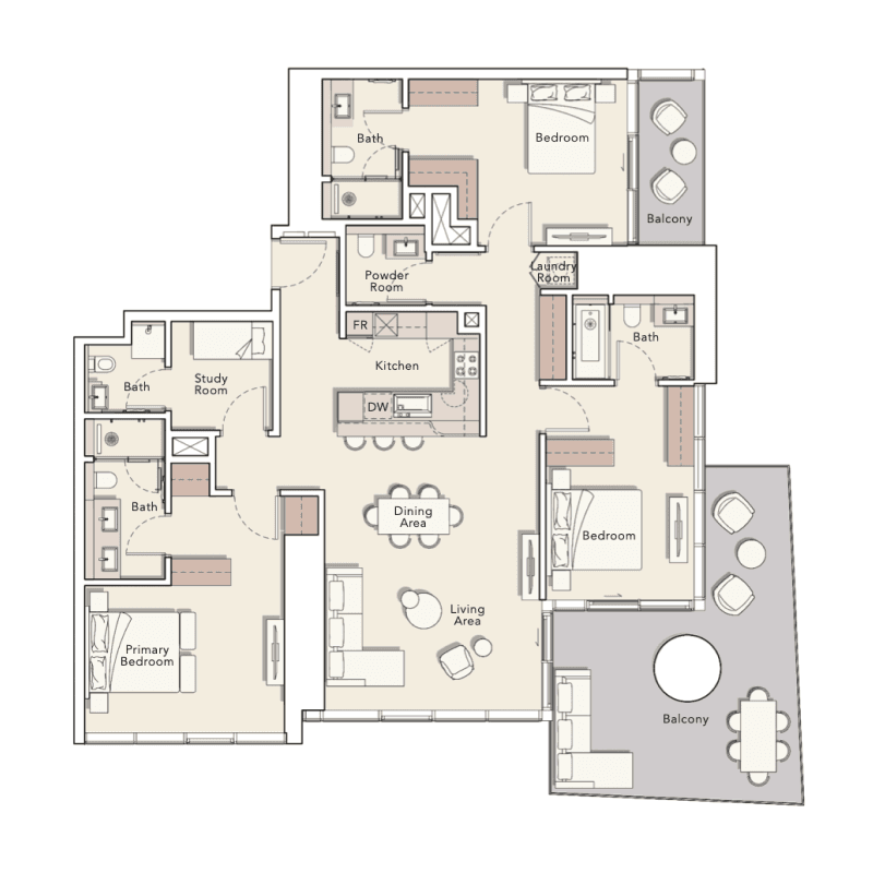 Apartment floor plan