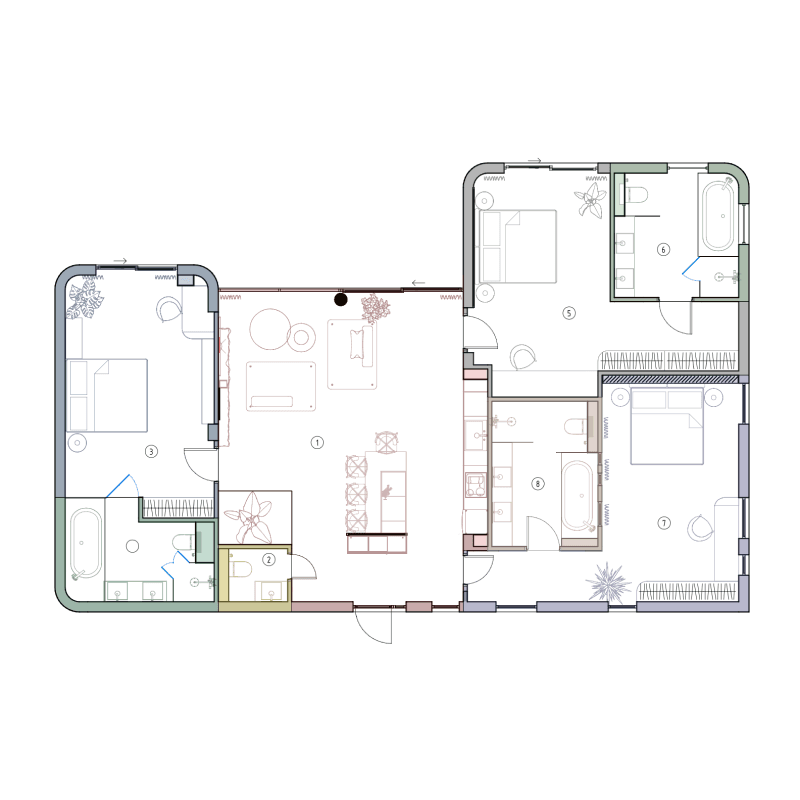 Apartment floor plan