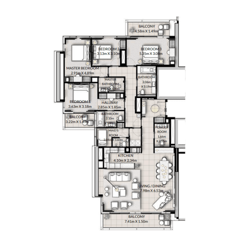 Apartment floor plan