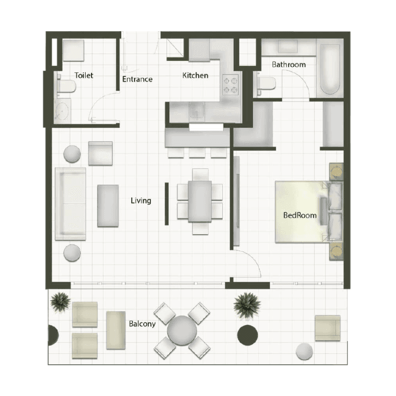 Apartment floor plan