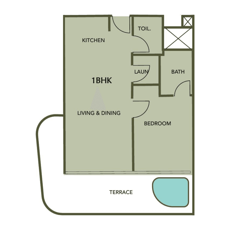 Apartment floor plan