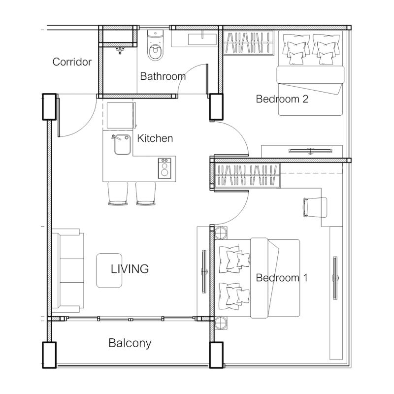 Apartment floor plan