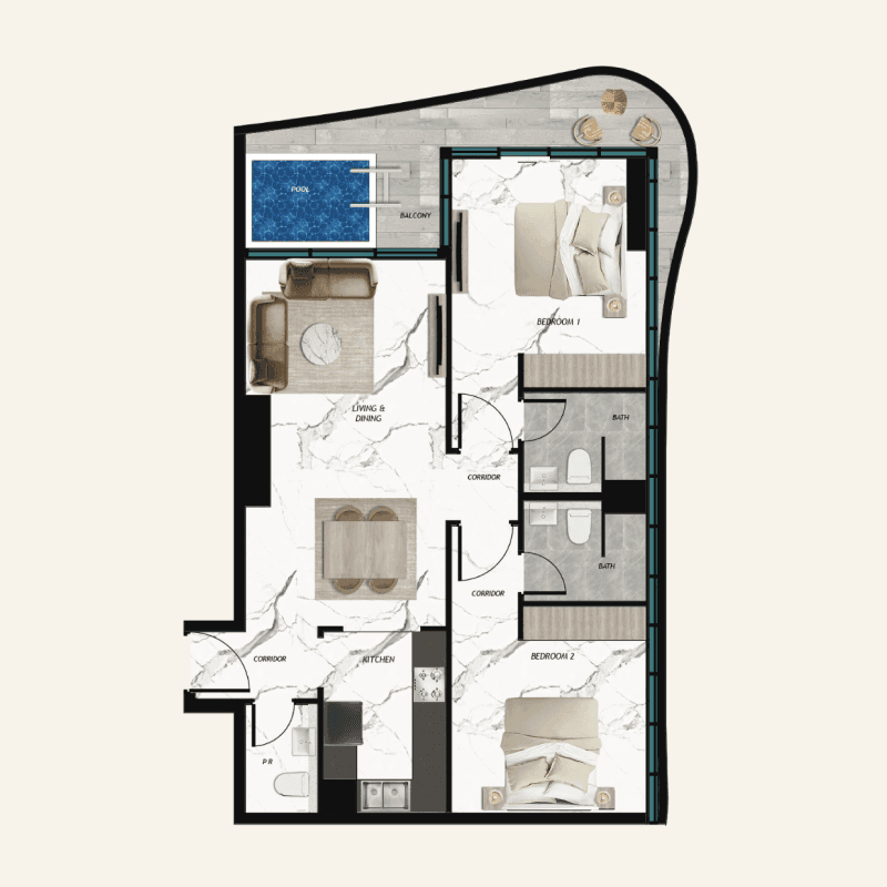 Apartment floor plan