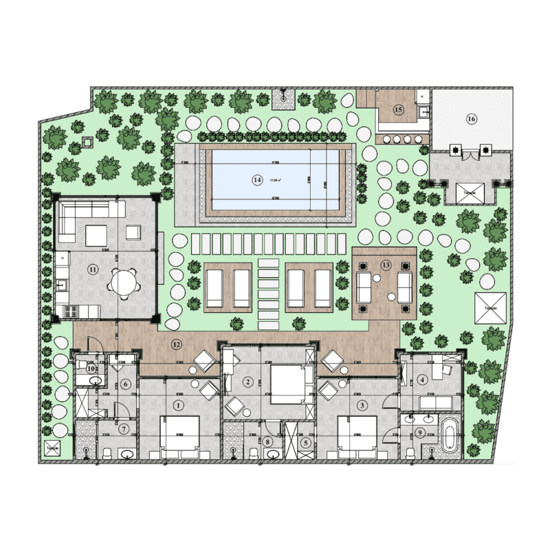 Apartment floor plan