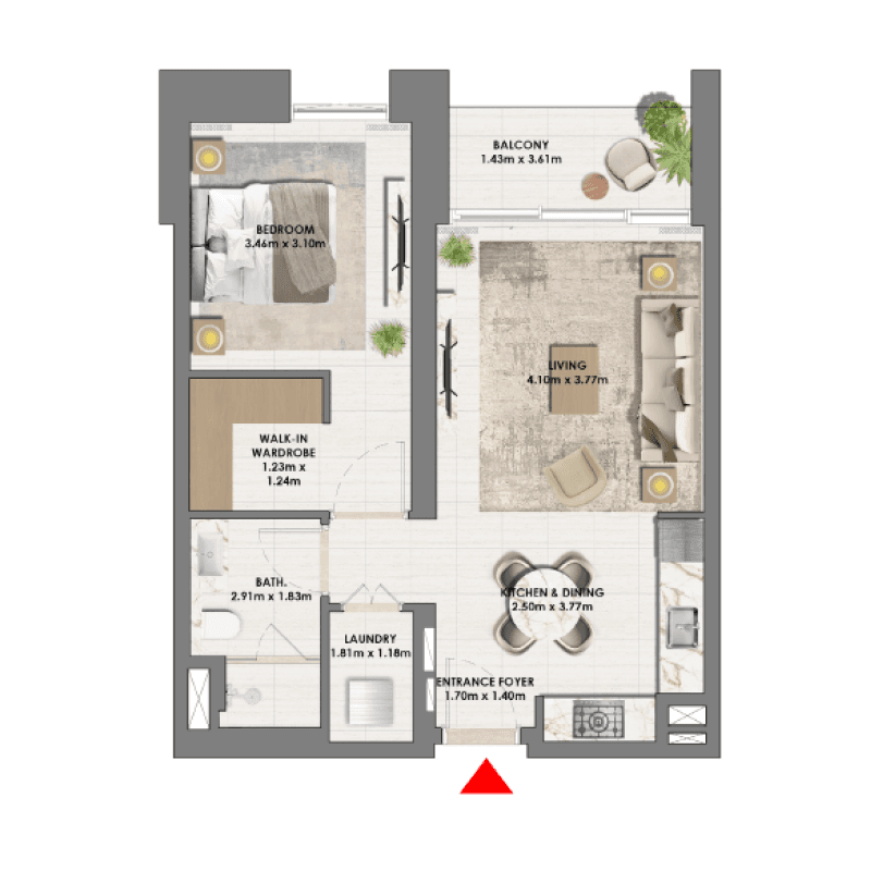 Apartment floor plan