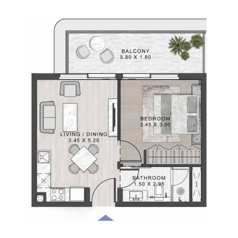 Apartment floor plan