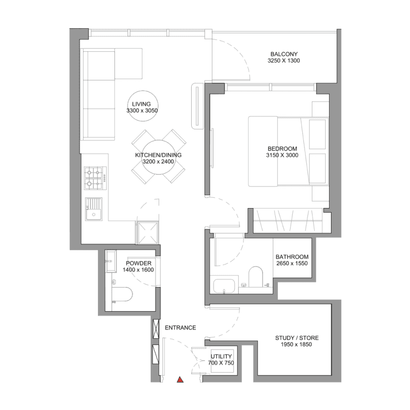Apartment floor plan