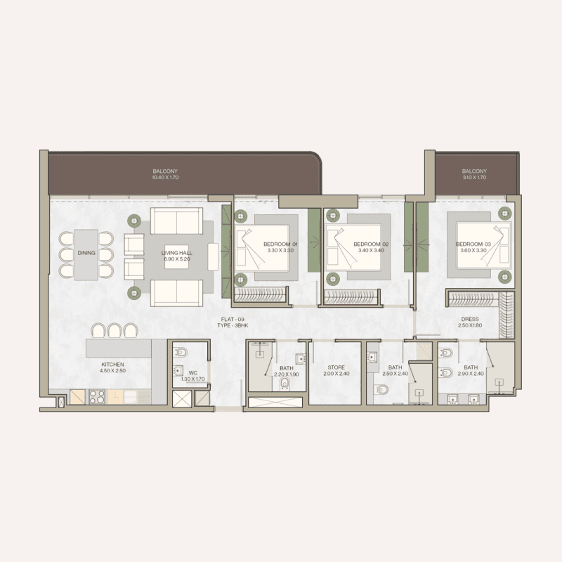 Apartment floor plan