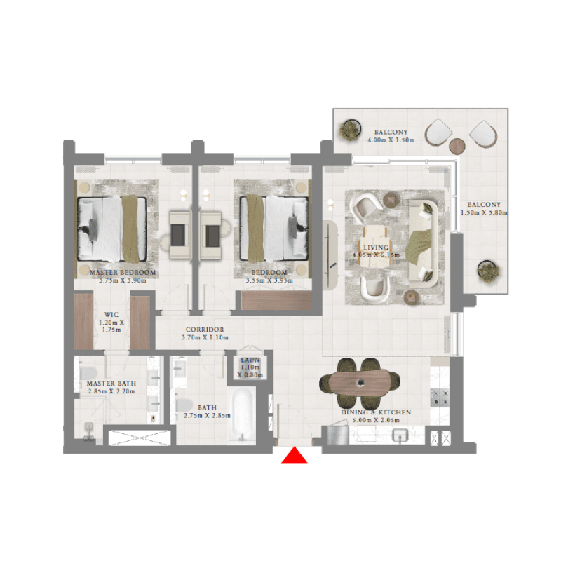 Apartment floor plan