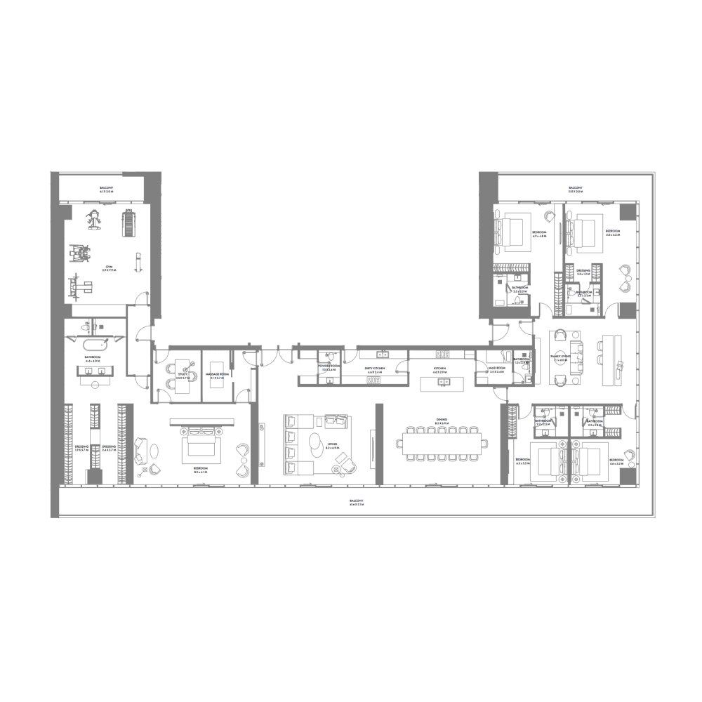 Apartment floor plan