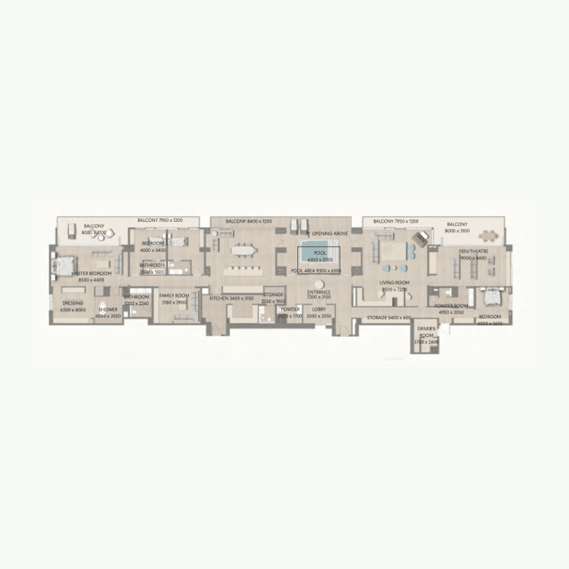 Apartment floor plan