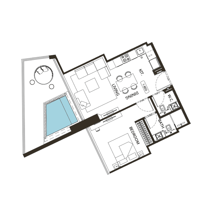 Apartment floor plan