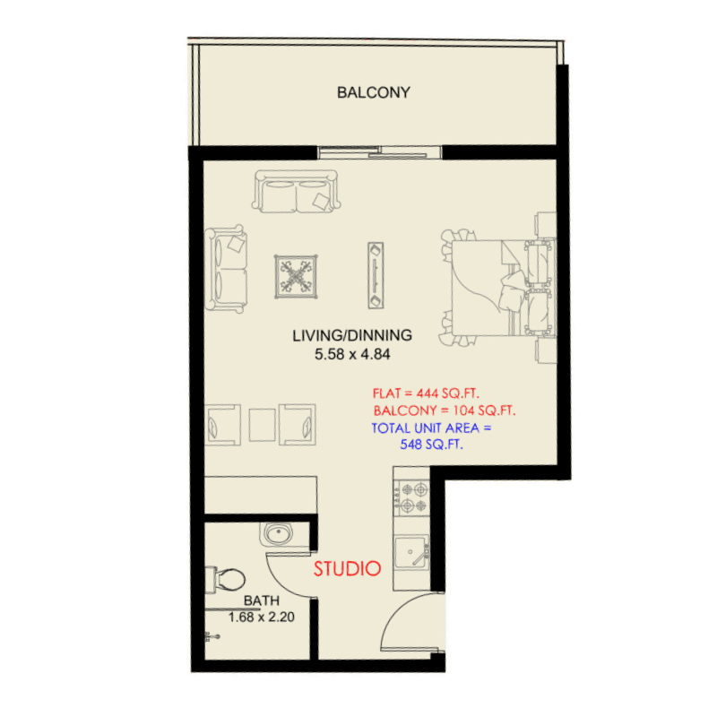 Apartment floor plan
