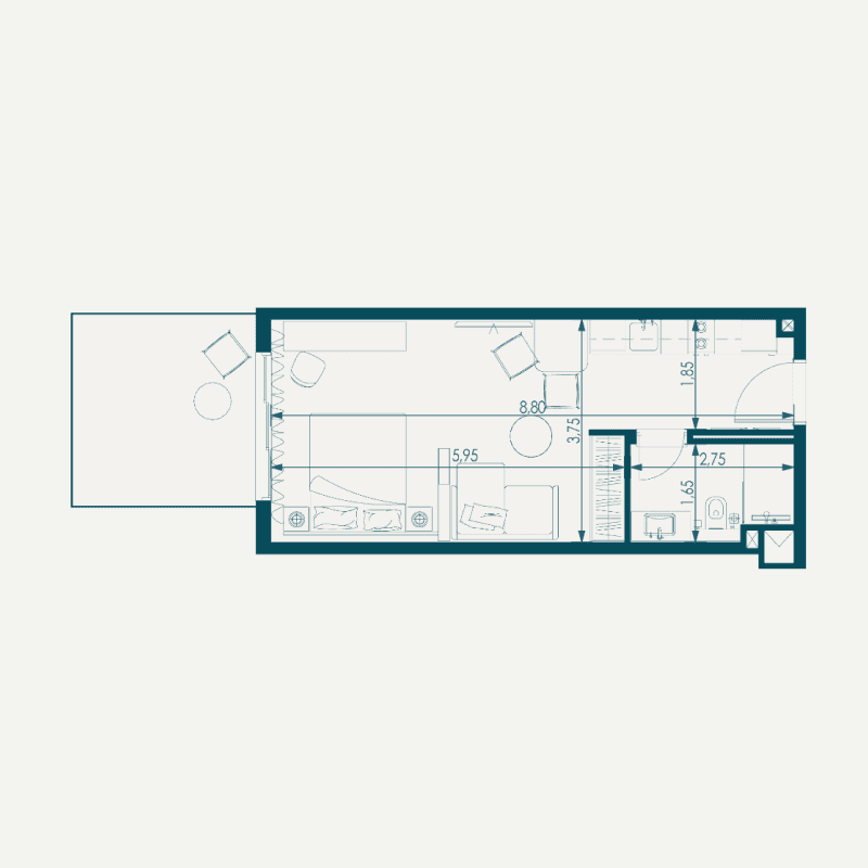 Apartment floor plan