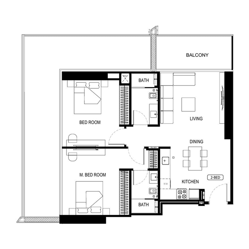 Apartment floor plan