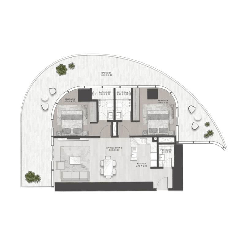 Apartment floor plan