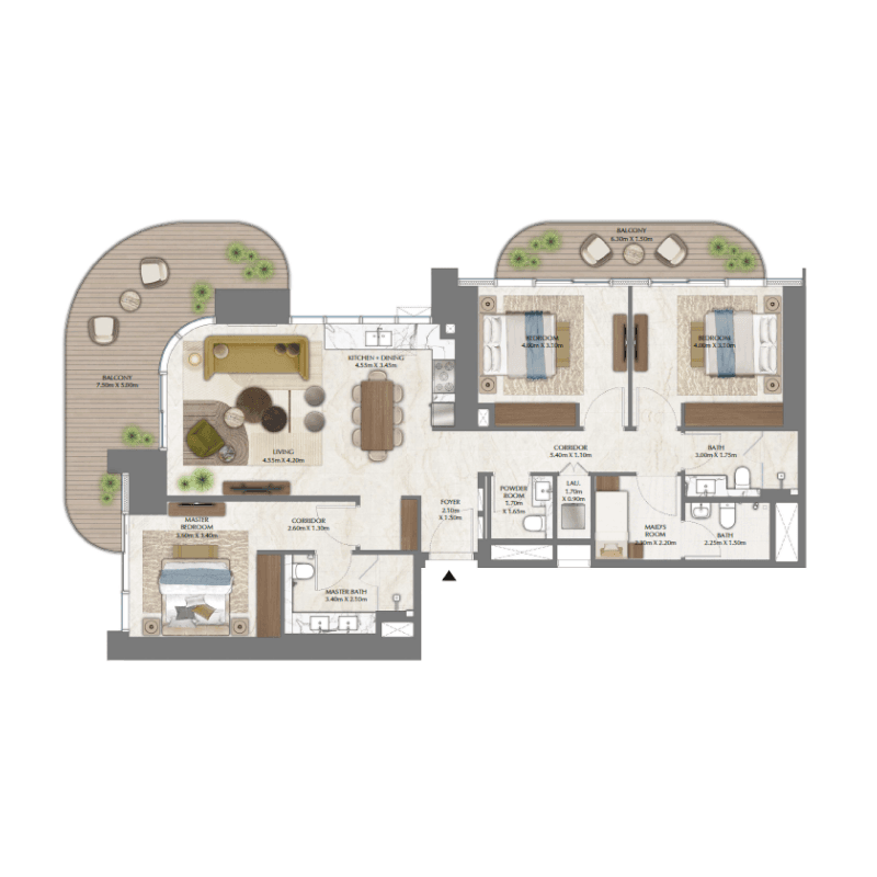 Apartment floor plan