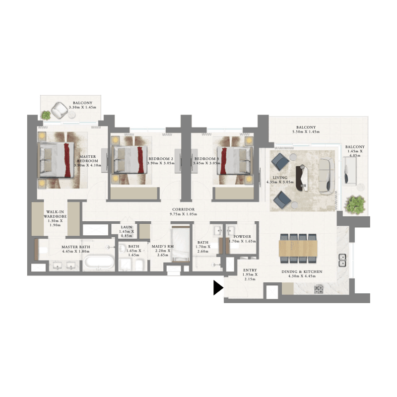 Apartment floor plan