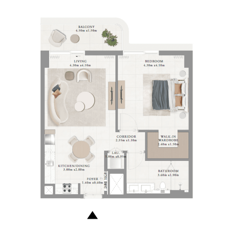 Apartment floor plan