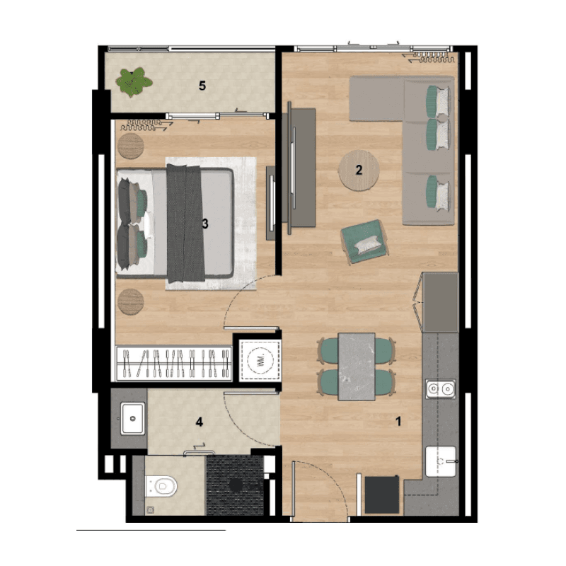 Apartment floor plan