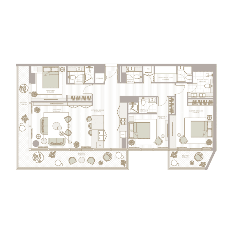 Apartment floor plan