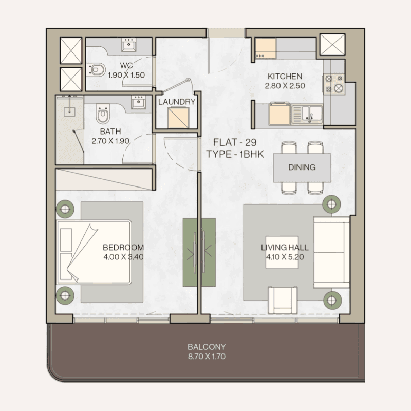 Apartment floor plan