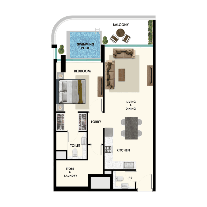 Apartment floor plan