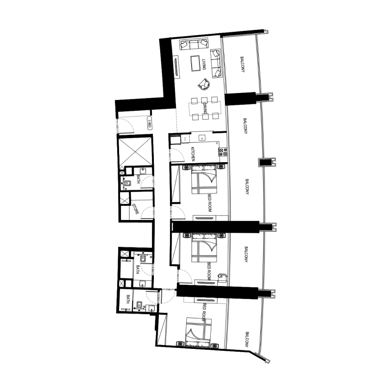 Apartment floor plan
