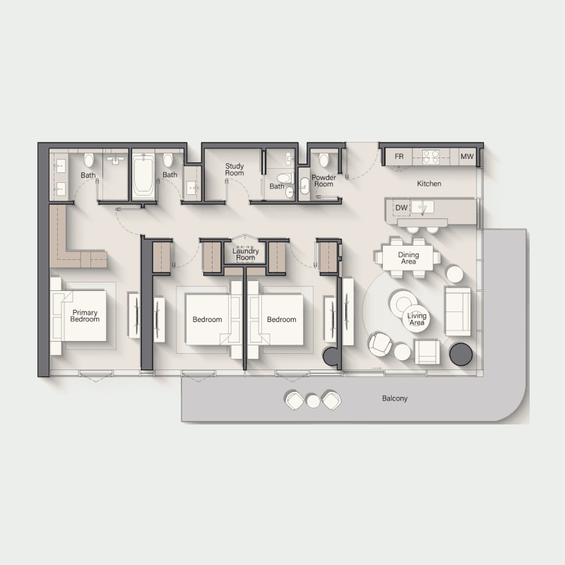 Apartment floor plan