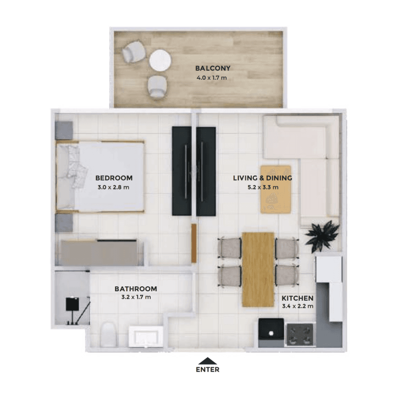 Apartment floor plan