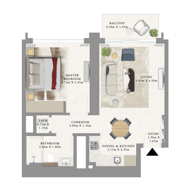 Apartment floor plan
