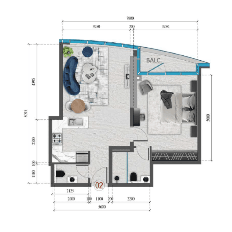 Apartment floor plan