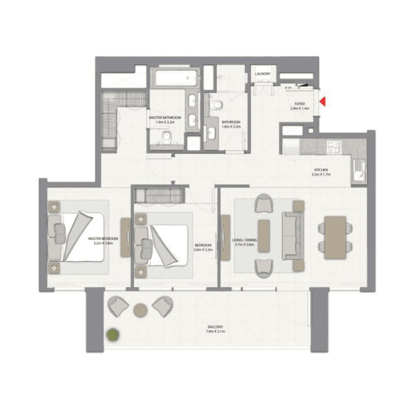 Apartment floor plan