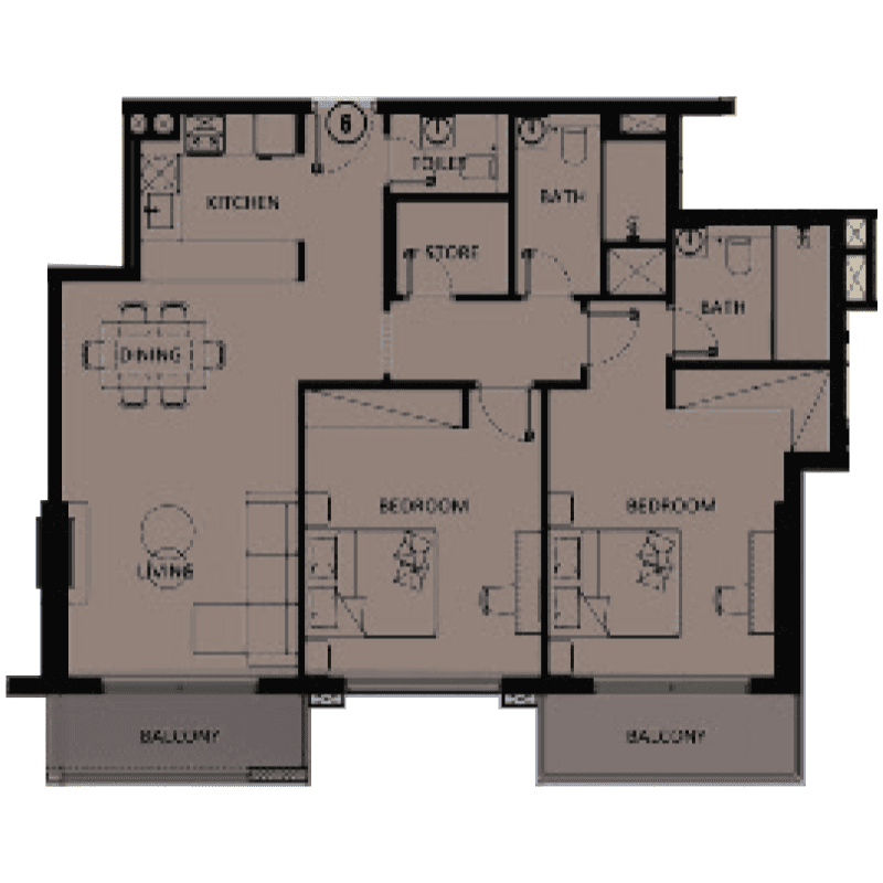 Apartment floor plan