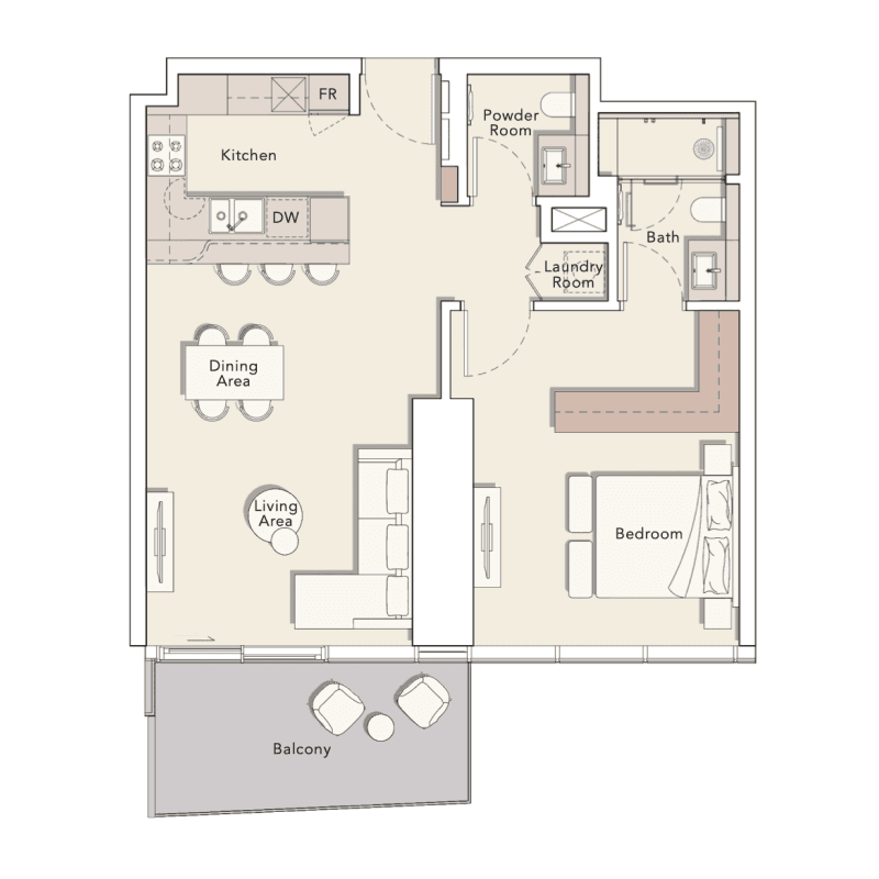 Apartment floor plan