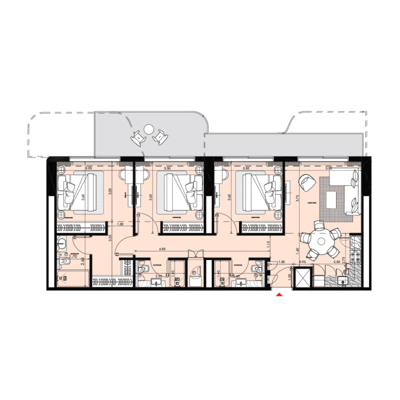 Apartment floor plan