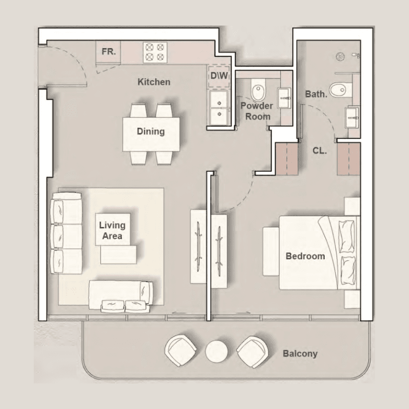 Apartment floor plan