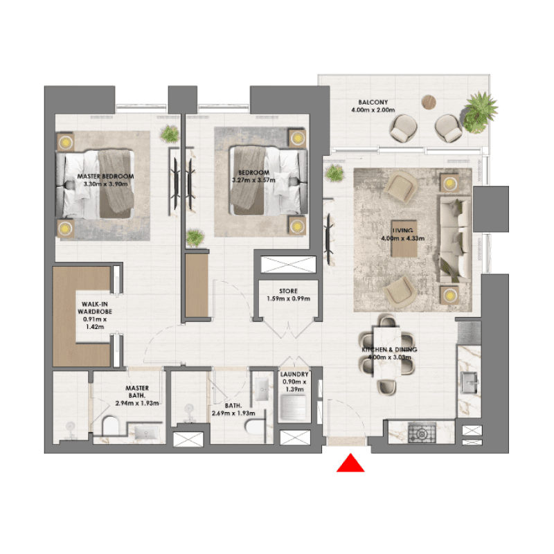 Apartment floor plan