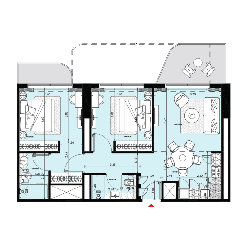 Apartment floor plan