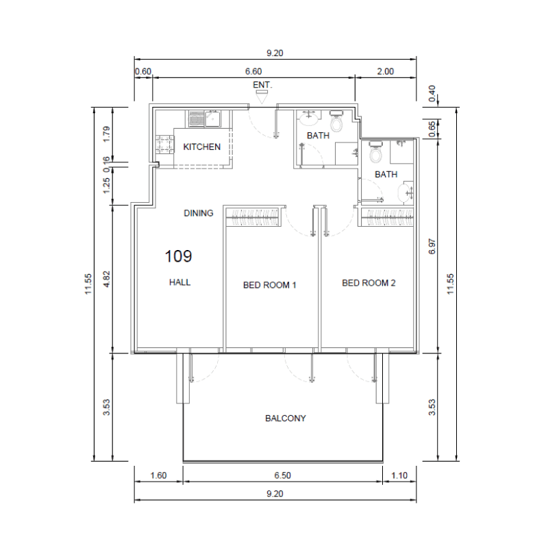 Apartment floor plan