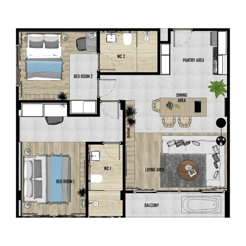Apartment floor plan